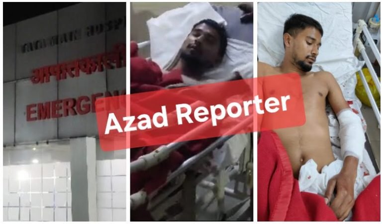 जुगसलाई में चली गोली, मानगो निवासी महफूज समेत दो घायल।