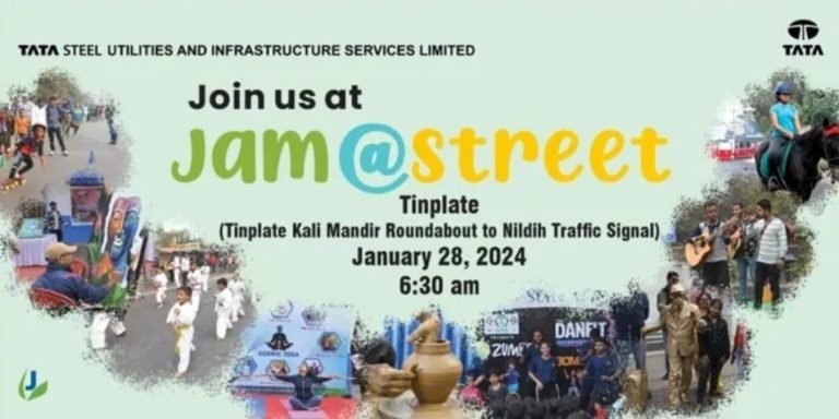 Jamshedpur Jam Street : 28 January को जैम स्ट्रीट टिनप्लेट में।