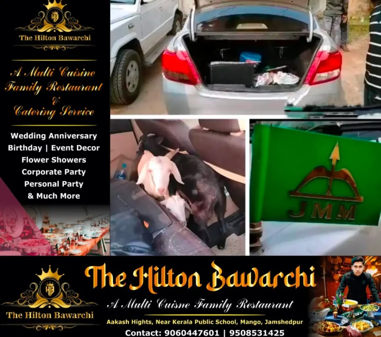 Villagers chased smugglers who stole khassi from car