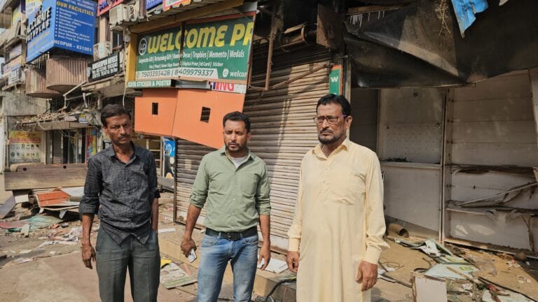 Sana Complex Shopkeeper’s Protest Against JNAC Action