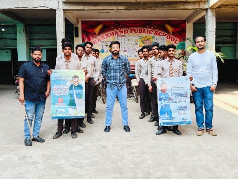 Voting Awareness Campaign By The Students Of Jharkhand Public School Kapali