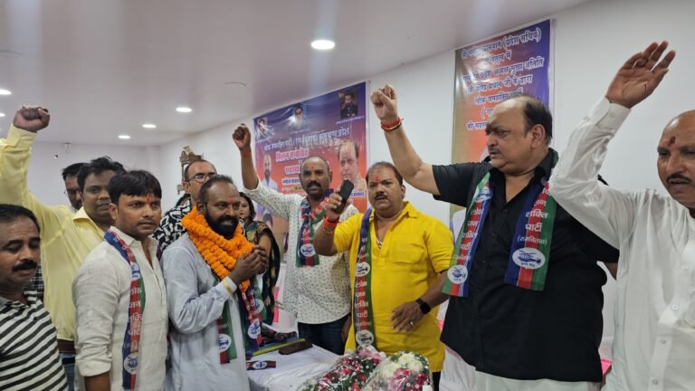 Bablu Prasad Dangi Of Jamshedpur Joins LJP(Ram Vilas), Eye Now On Vidansabha Election