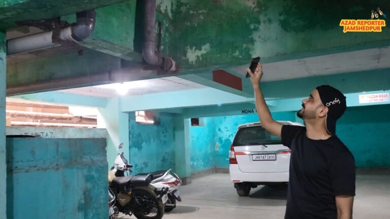 मानगो ओल्ड पुरुलिया स्थित क्रिसेंट टॉवर के लोग दर के साय में रहने को मजबूर, पार्किंग में जल जमाव के कारण उत्पन्न हो सकती है बीमारियां