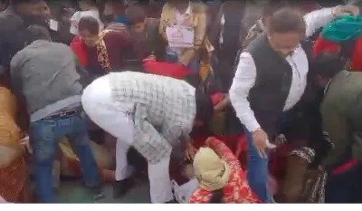 Meerut में शिव महापुराण कथा के दौरान भगदड़, कई लोग दबे