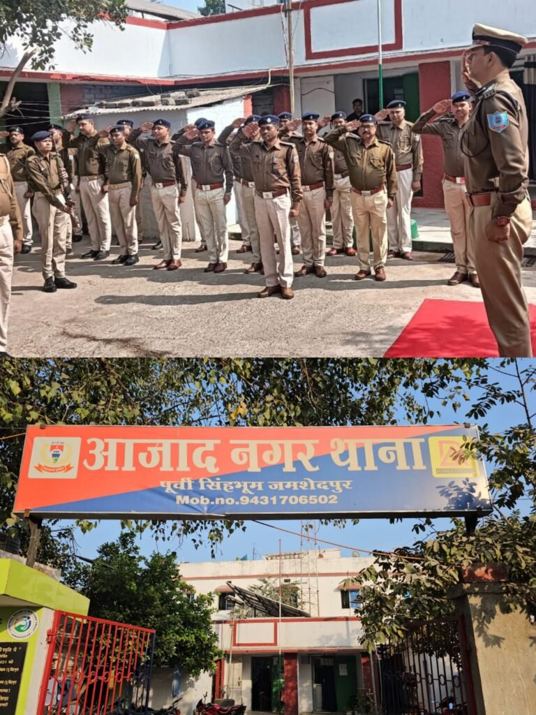 वरीय पुलिस अधीक्षक ने आजादनगर थाने का किया निरीक्षण, दिए कई महत्वपूर्ण निर्देश