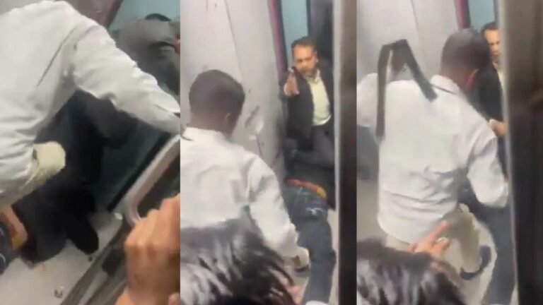 चलती ट्रेन में भारतीय रेलवे के दो कर्मचारियों ने की एक शख्स की बेरहमी से पिटाई, वीडियो वायरल