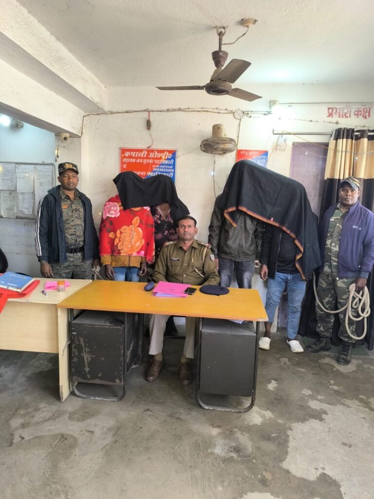 कपाली पुलिस की बड़ी कामयाबी, चार आरोपियों को गिरफ्तार कर भेजा सलाखों के पीछे