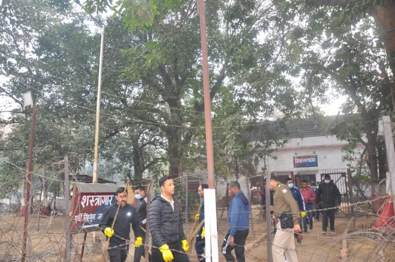 गोलमुरी पुलिस लाइन में चला स्वच्छता अभियान, पुलिसकर्मियों को दी गई कड़ी हिदायत