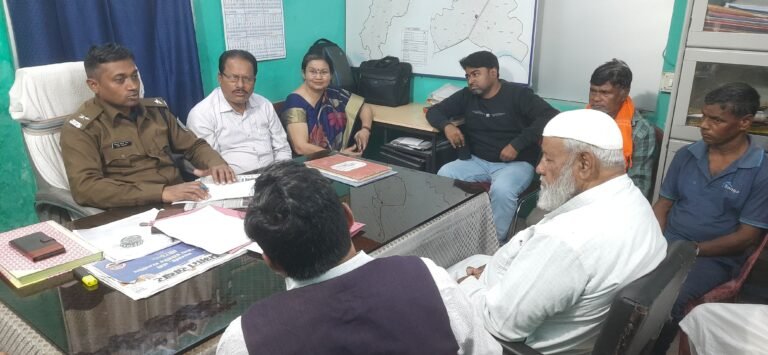 आजाद नगर थाना और शांति समिति ने सरस्वती पूजा और शब ए बारात की तैयारी पर की चर्चा…