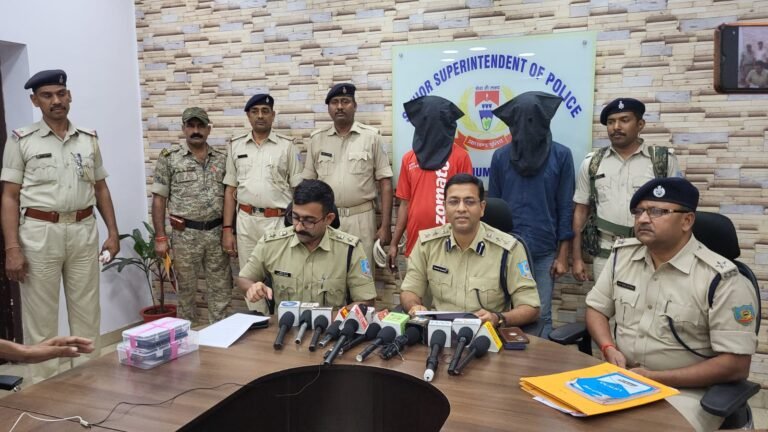 जमशेदपुर में अवैध हथियारों के साथ दो अपराधी हुए गिरफ्तार…