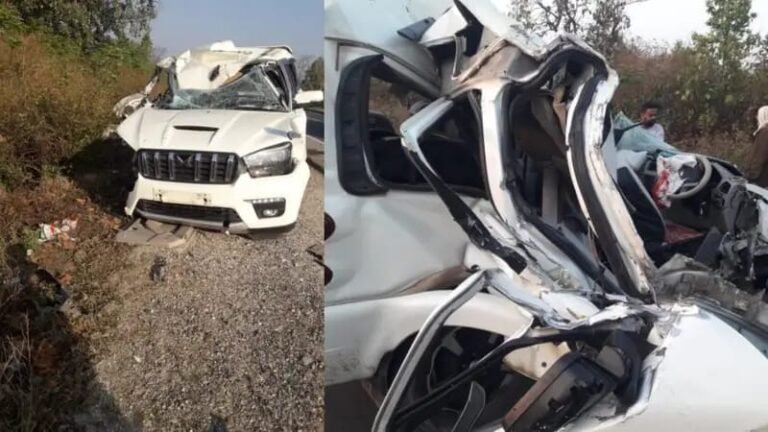 नामकुम में भीषण सड़क हादसा,स्कार्पियों और ट्रक की टक्कर में एक की मौत…