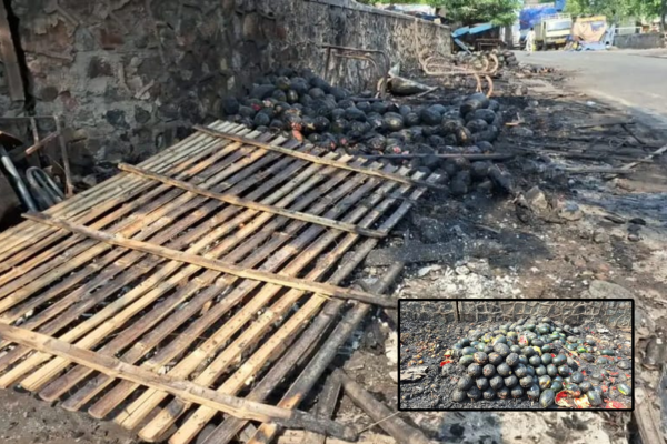 जमशेदपुर के गोलमुरी में लगी आग, लाखों का हुआ नुक्सान…