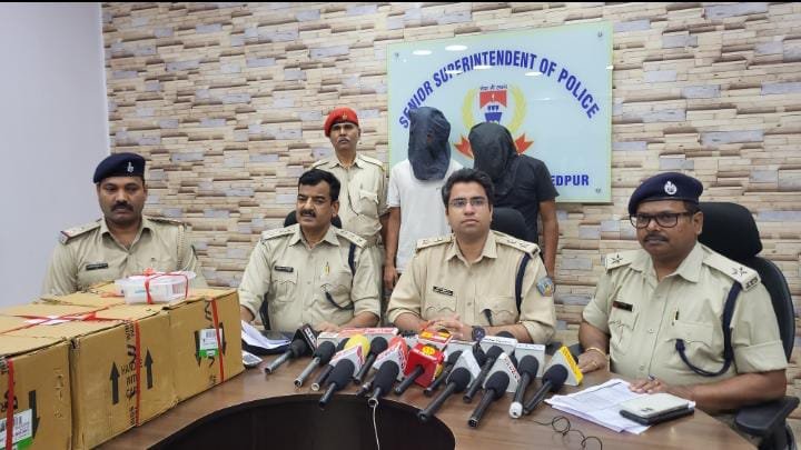 जमशेदपुर में नकली दवा रैकेट का भंडाफोड़, पुलिस ने दो युवकों को पकड़ा