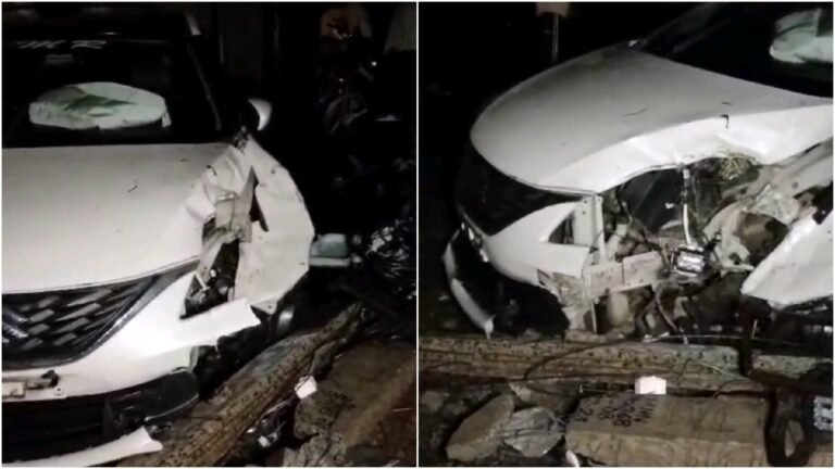 जमशेदपुर के मानगो में देर रात तेज रफ्तार कार ने मारी खंभे में जोरदार टक्कर, घंटों अंधेरे में डूबा इलाका, CCTV में कैद हुआ हादसा…