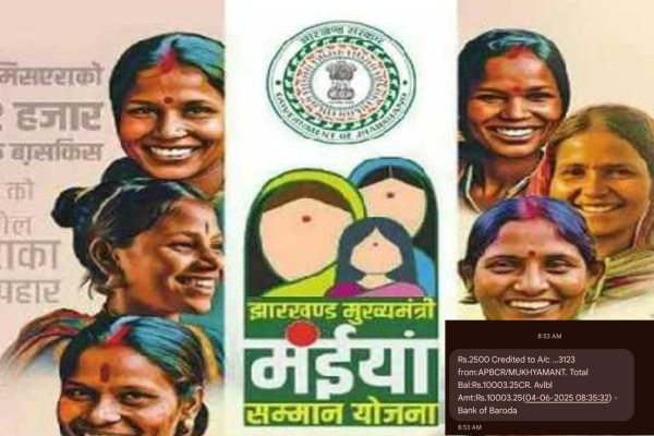 मंईयां सम्मान योजना : लाभुकों को ट्रांसफर कर दी गई अप्रैल माह की राशि…