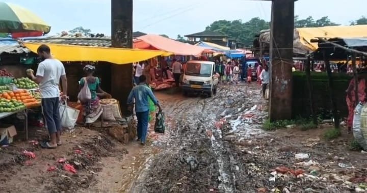 सरायकेला-खरसावां का साप्ताहिक हाट बना कचरे का ढेर, गंदगी से लोग परेशान, महामारी का खतरा बढ़ा…