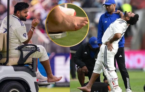 ऋषभ पंत टेस्ट सीरीज से बाहर, पैर की अंगुली में फ्रैक्चर, अब छह हफ्ते रहेंगे आराम पर…