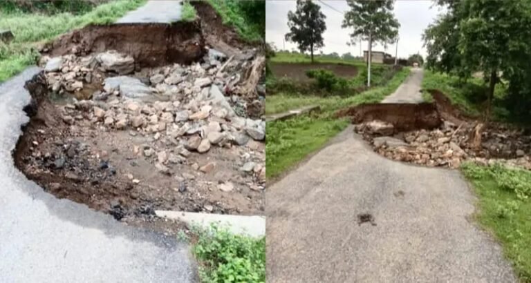 Jharkhand: चतरा में बारिश का कहर, आरा-देवरिया-कारी मार्ग की पुलिया बहने से ग्रामीणों का संपर्क टूटा…