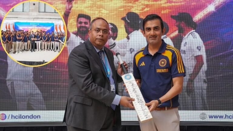 इंडिया-इंग्लैंड 5वां टेस्ट: लंदन हाई कमीशन में गौतम गंभीर ने टीम को दी प्रेरणा, बोले– “कड़ी मशक्‍कत और हर पल की लड़ाई अभी बाकी”…