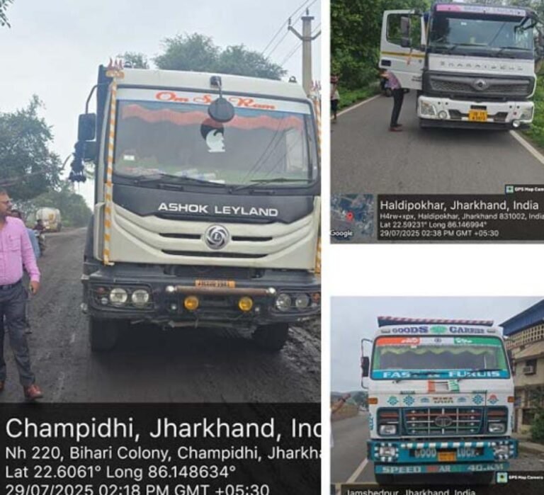 जमशेदपुर में अवैध खनन पर कार्रवाई, 3 वाहन जब्त…