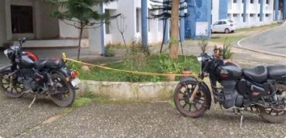 सिमडेगा में वाहन जांच के दौरान बाइक चोर गिरफ्तार, दो बुलेट मोटरसाइकिल बरामद