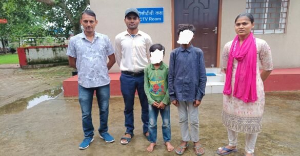 रांची रेलवे स्टेशन से आरपीएफ ने दो नाबालिग बच्चों को किया रेस्क्यू