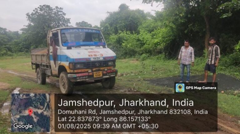 सरायकेला और आदित्यपुर में खनन विभाग की बड़ी कार्रवाई, अवैध बालू लदा वाहन जब्त…