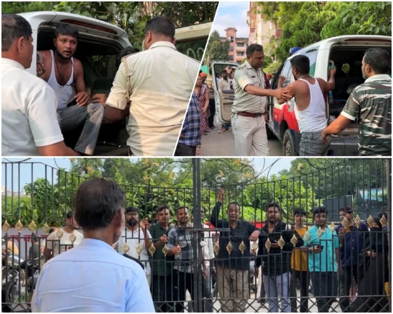 Jamshedpur: मानगो में श्री कृष्ण उद्यान कॉम्प्लेक्स के अंदर दो युवकों को स्थानीय लोगों ने चोरी के आरोप में पकड़ा…