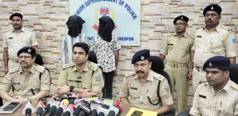 Jamshedpur : घटना को अंजाम देने की योजना बना रहे दो अपराधी बागबेड़ा में गिरफ्तार…