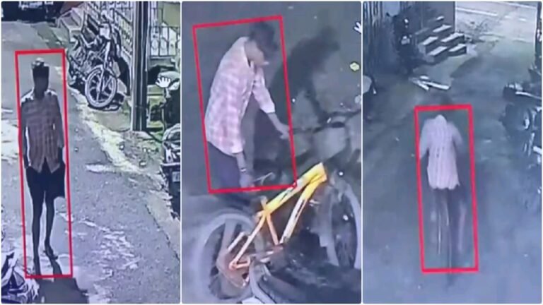 जमशेदपुर के धतकीडीह में देर रात घर के बाहर से साइकिल चोरी, CCTV में कैद हुई वारदात…