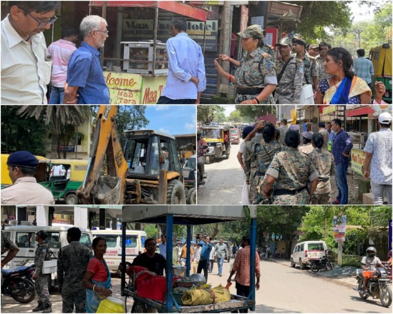 जमशेदपुर में मानगो नगर निगम और अंचल प्रशासन द्वारा MGM अस्पताल के सामने अतिक्रमण हटाओ अभियान…