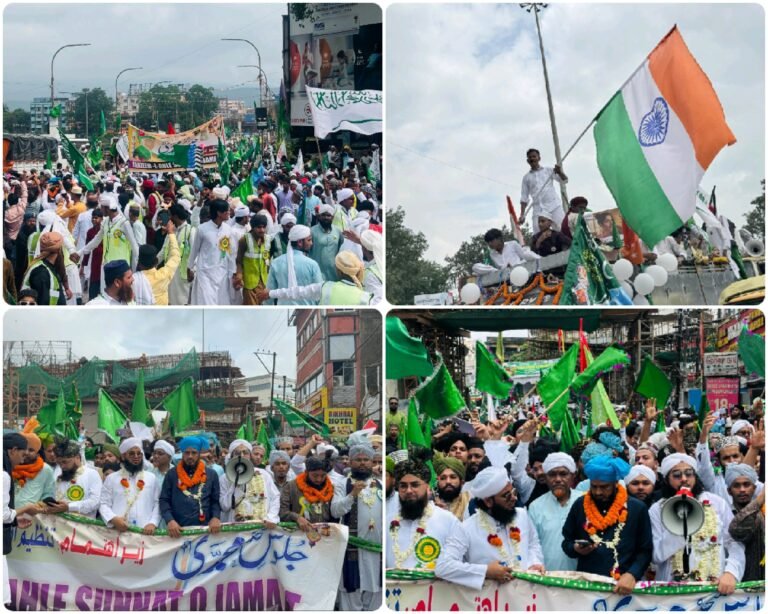 जमशेदपुर में ईद मिलादुन्नबी का जश्न, नारों से गूंज उठा पूरा जमशेदपुर, जुलूस-ए-मोहम्मदी में उमड़ा जनसैलाब…
