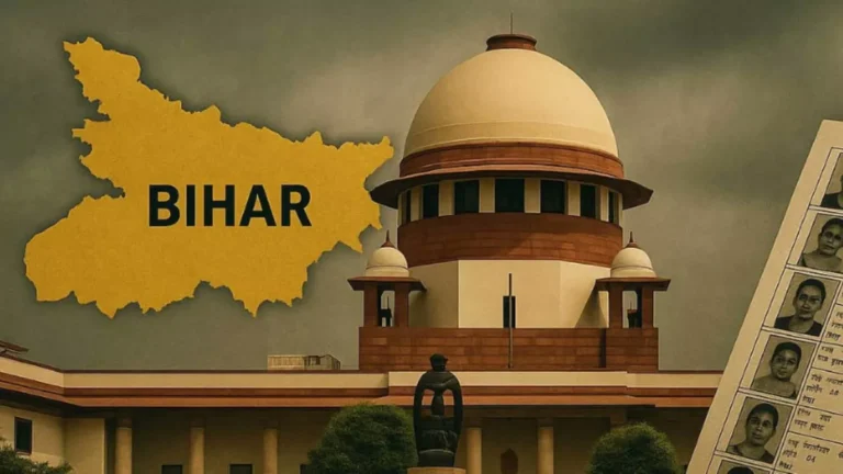 बिहार SIR पर सुप्रीम कोर्ट की सख्ती: गैरकानूनी प्रक्रिया अपनाई तो पूरा संशोधन अभियान रद्द होगा, असर पूरे देश पर…