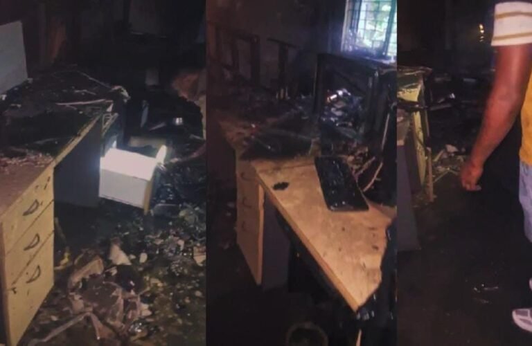 झारखंड पुलिस मुख्यालय के डाटा सेंटर में आग, 40 कंप्यूटर और 10 AC समेत कई समान जलकर खाक…