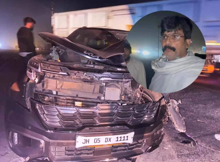 बाल-बाल बचे जमशेदपुर महानगर भाजपा के पूर्व जिला अध्यक्ष राजकुमार श्रीवास्तव