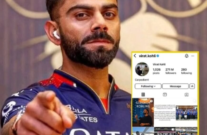 BREAKING: विराट कोहली का Instagram हैंडल रातों-रात गायब, फैंस में बढ़ी बेचैनी…
