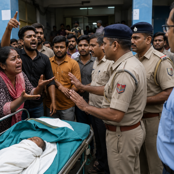 जमशेदपुर: नवजात की मौत पर एमजीएम अस्पताल में हंगामा, प्रशासन ने आरोपों को नकारा