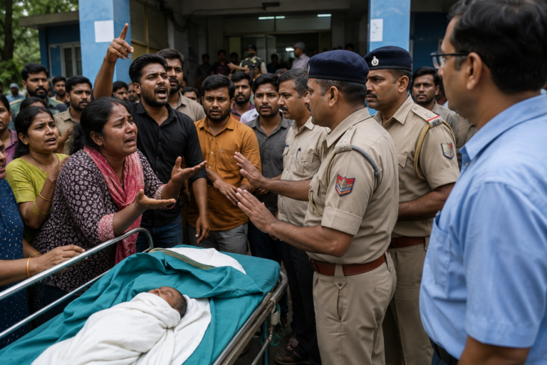 जमशेदपुर: नवजात की मौत पर एमजीएम अस्पताल में हंगामा, प्रशासन ने आरोपों को नकारा