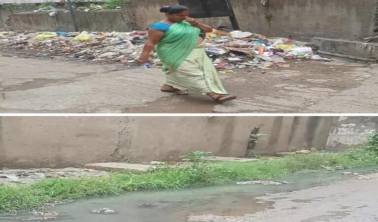 Jamshedpur: कालीमाटी रोड पर गंदगी का अंबार, बदबू और बीमारियों के खतरे से परेशान लोग