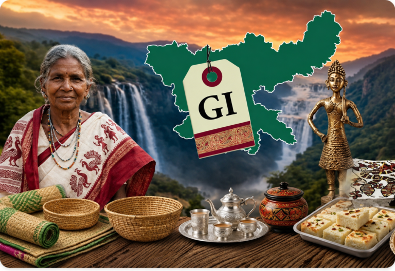 JHARKHAND : झारखंड के 11 उत्पादों को मिला GI टैग किसानों कारीगरों और स्थानीय उद्योगों को मिलेगा बड़ा फायदा