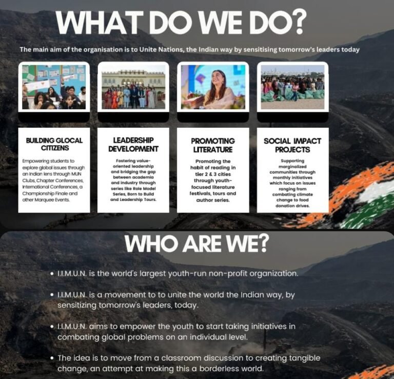 17 से 19 जुलाई तक जमशेदपुर में होगा “I.I.M.U.N. Conference 2026”, युवाओं को मिलेगा “Global Platform” …