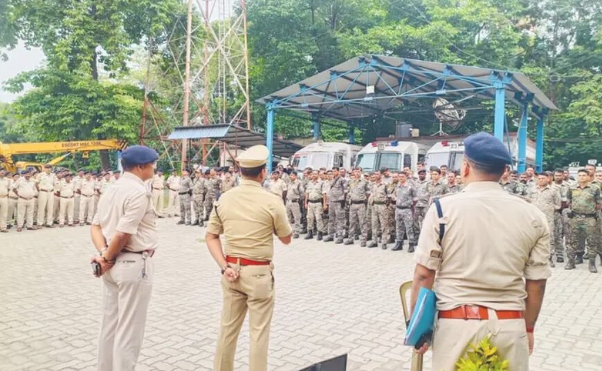 जमशेदपुर न्यूज: कानून-व्यवस्था को लेकर एसएसपी ने जवानों को किया अलर्ट
